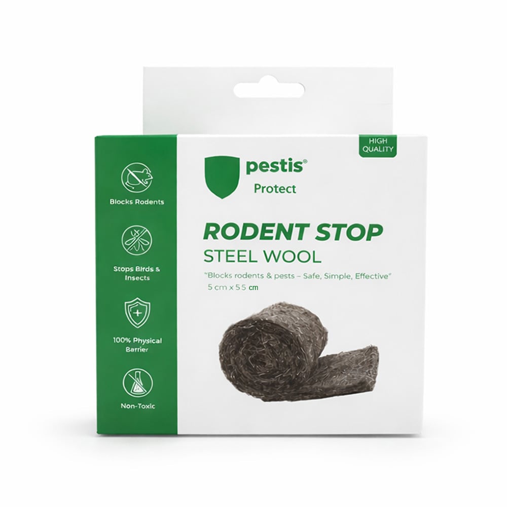 Gnagarstop Ståluld 5 cm x 50 cm | Pestis Protect® pakke