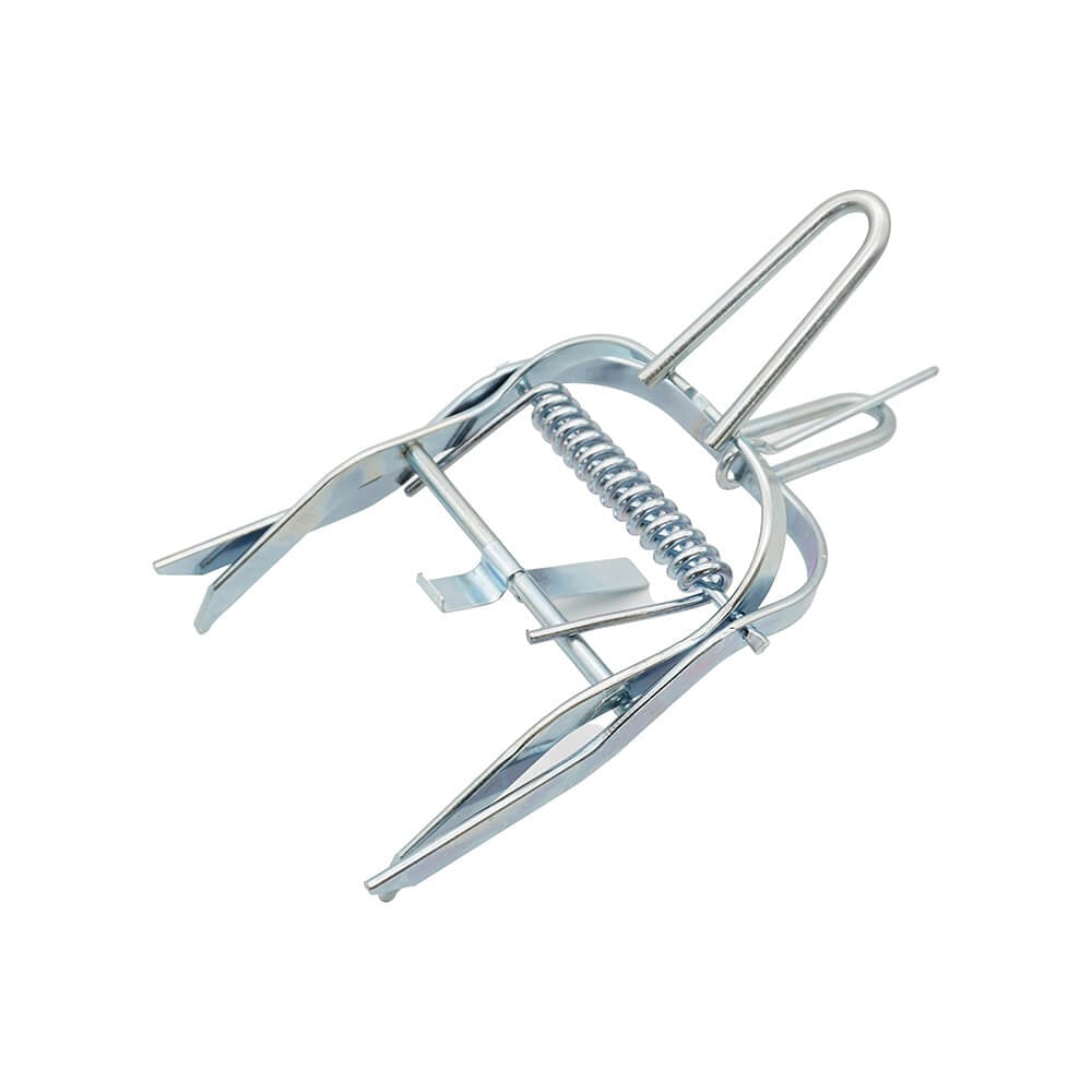 Professionelle Maulwurffalle liegend