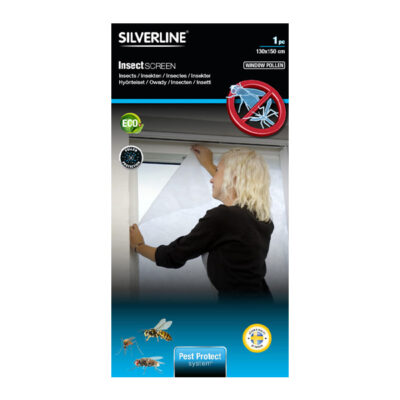 Silverline®-Insektnet vindue pollen 130x150cm