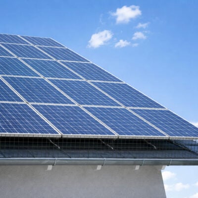 Fuglebeskyttelsesnet til Solceller Komplet 30 meter Miljøbillede