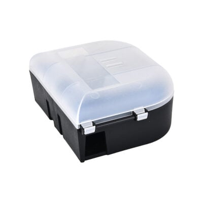 Sikker foderstation til musefælde indgang