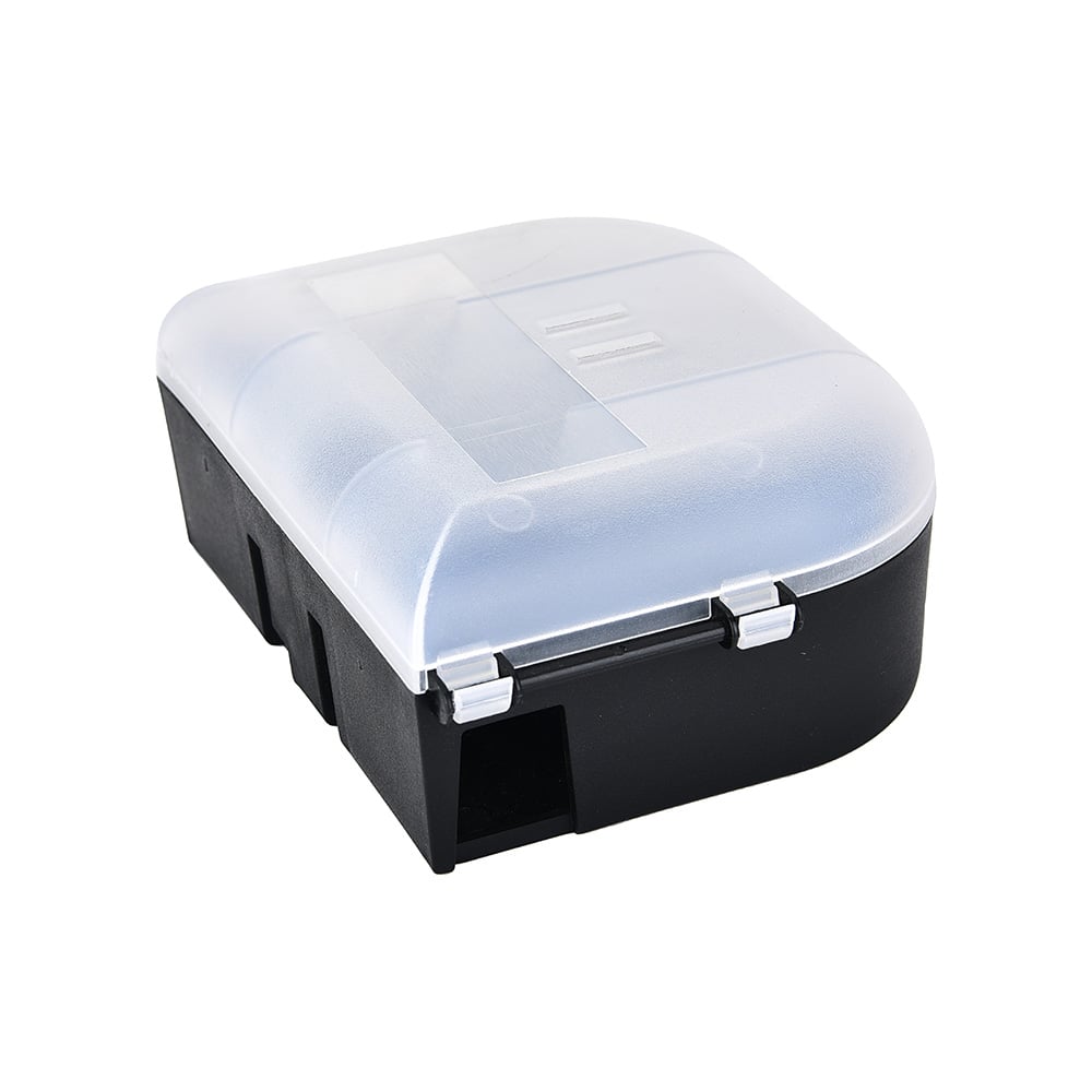 Sikker foderstation til musefælde indgang