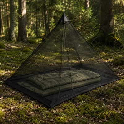 Mygge- og Insektnet til Sovepose Grøn 220x120x110 cm Miljø