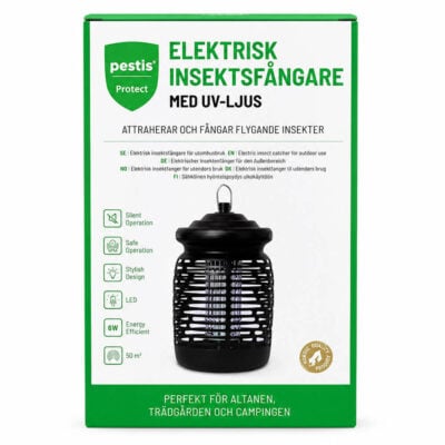 Elektrisk Insektfanger til Udendørs Brug | Pestis Protect® Emballage